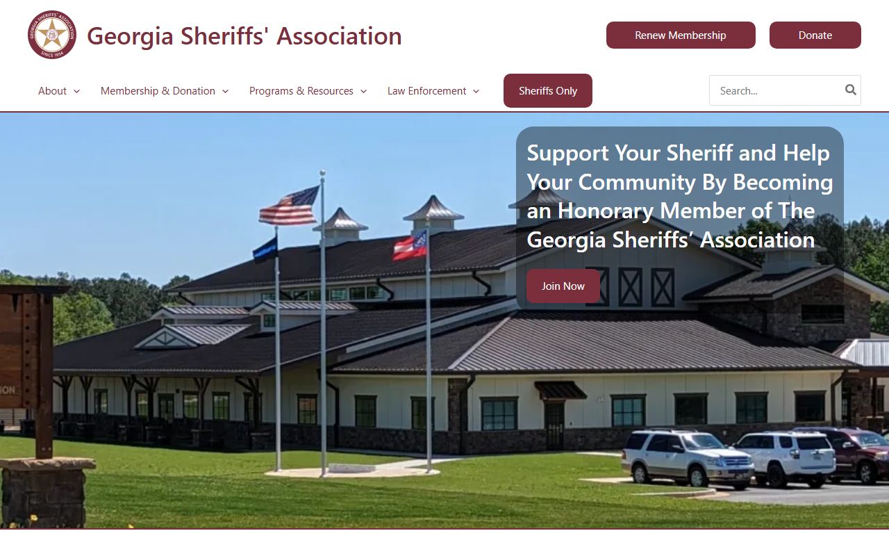 Georgia Sheriffs Association for arrest records